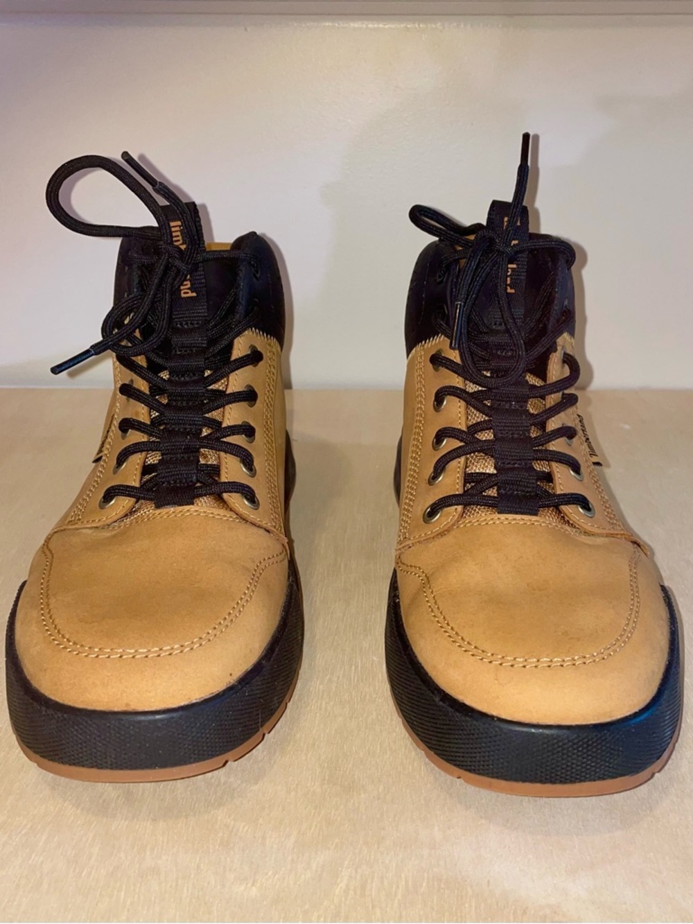 Timberland Men’s 10 Wheat Nubuck Leather Casual Mid-Top Boots - Picture 2 of 13